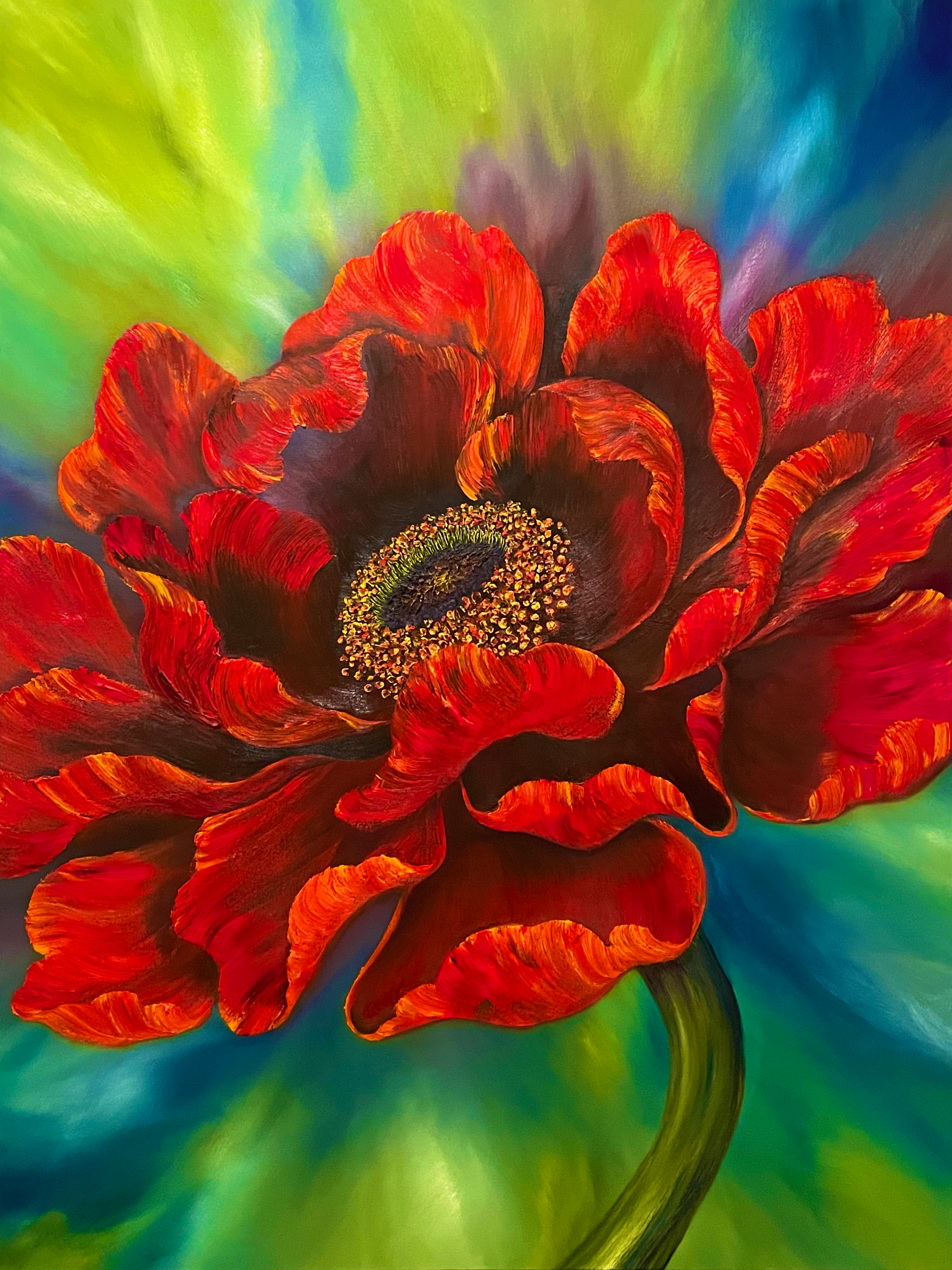 Big Red Flower